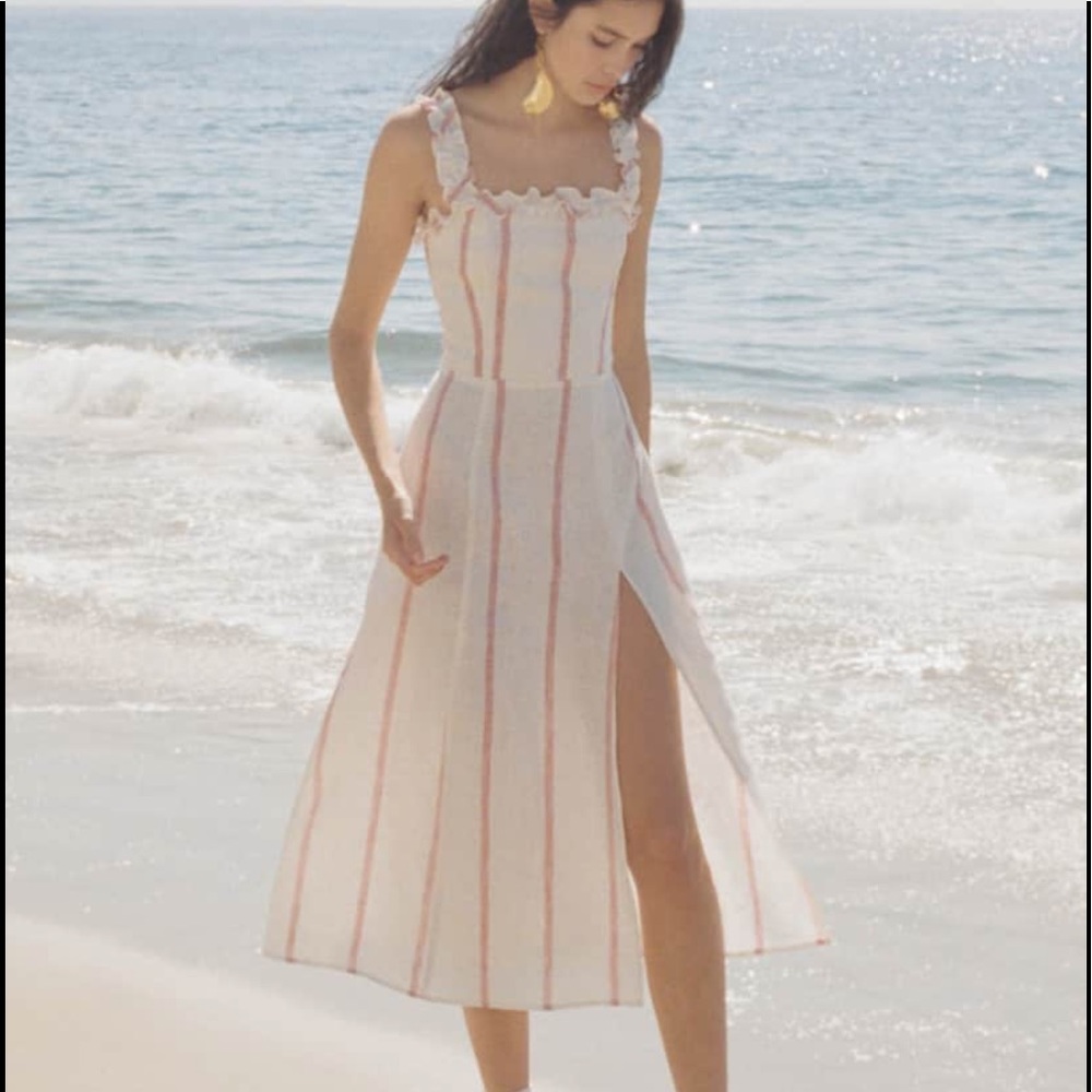 Reformation Lavender Midi length Dress